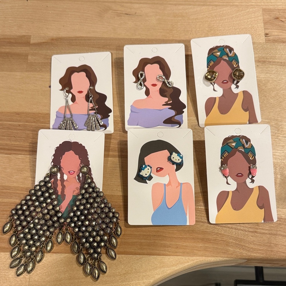 6 Pair Earring Bundle
